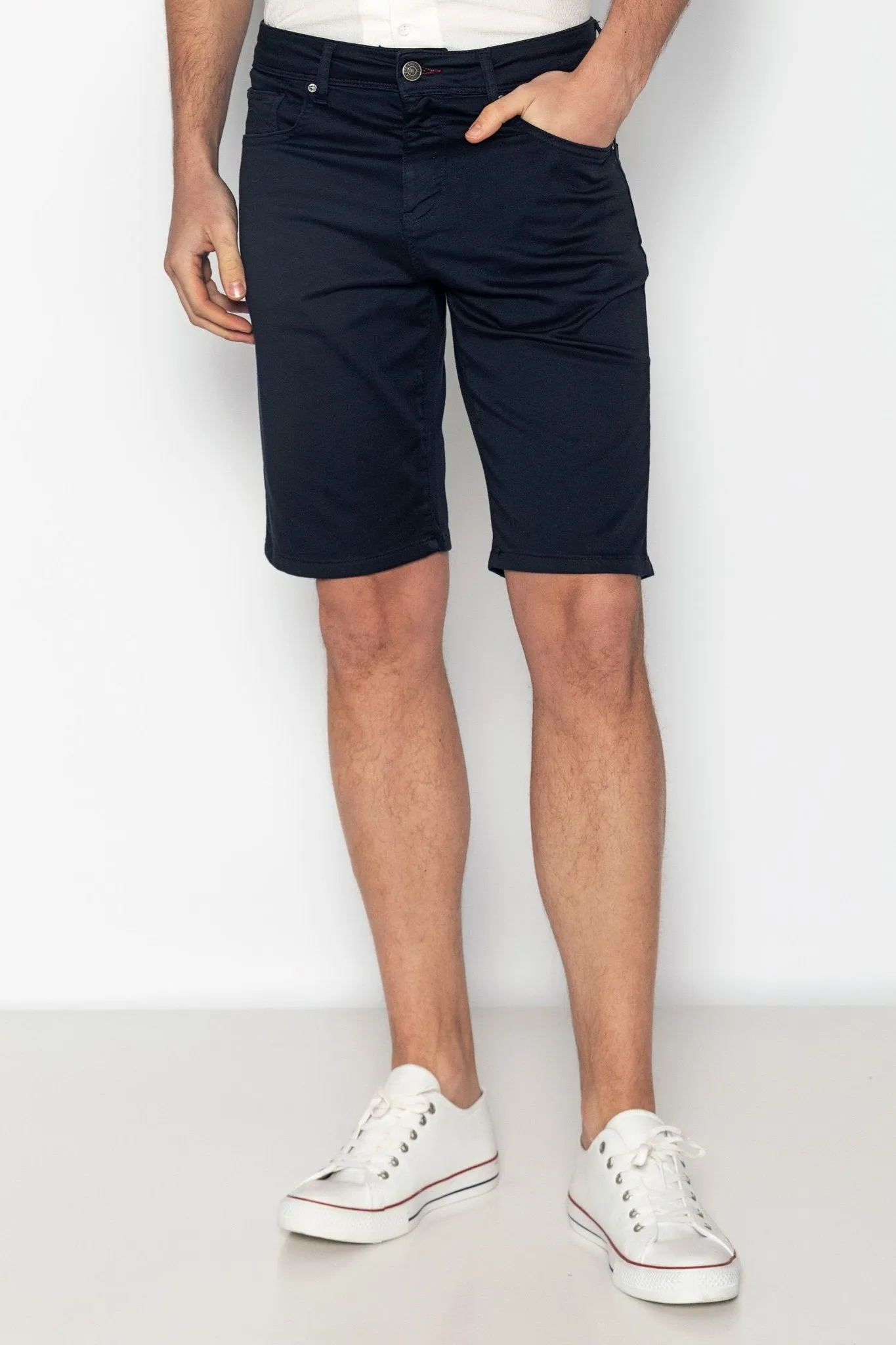 5-Pocket Lightweight Shorts - Navy
