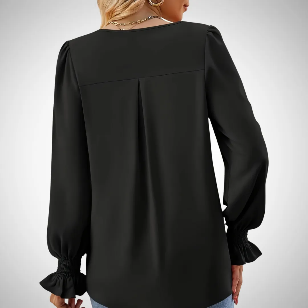 Anastasia Graceful V-Neck Blouse
