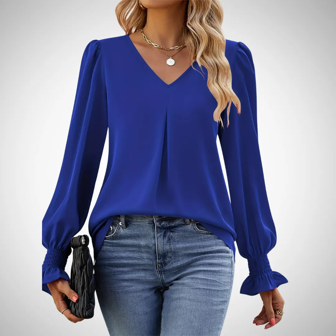 Anastasia Graceful V-Neck Blouse