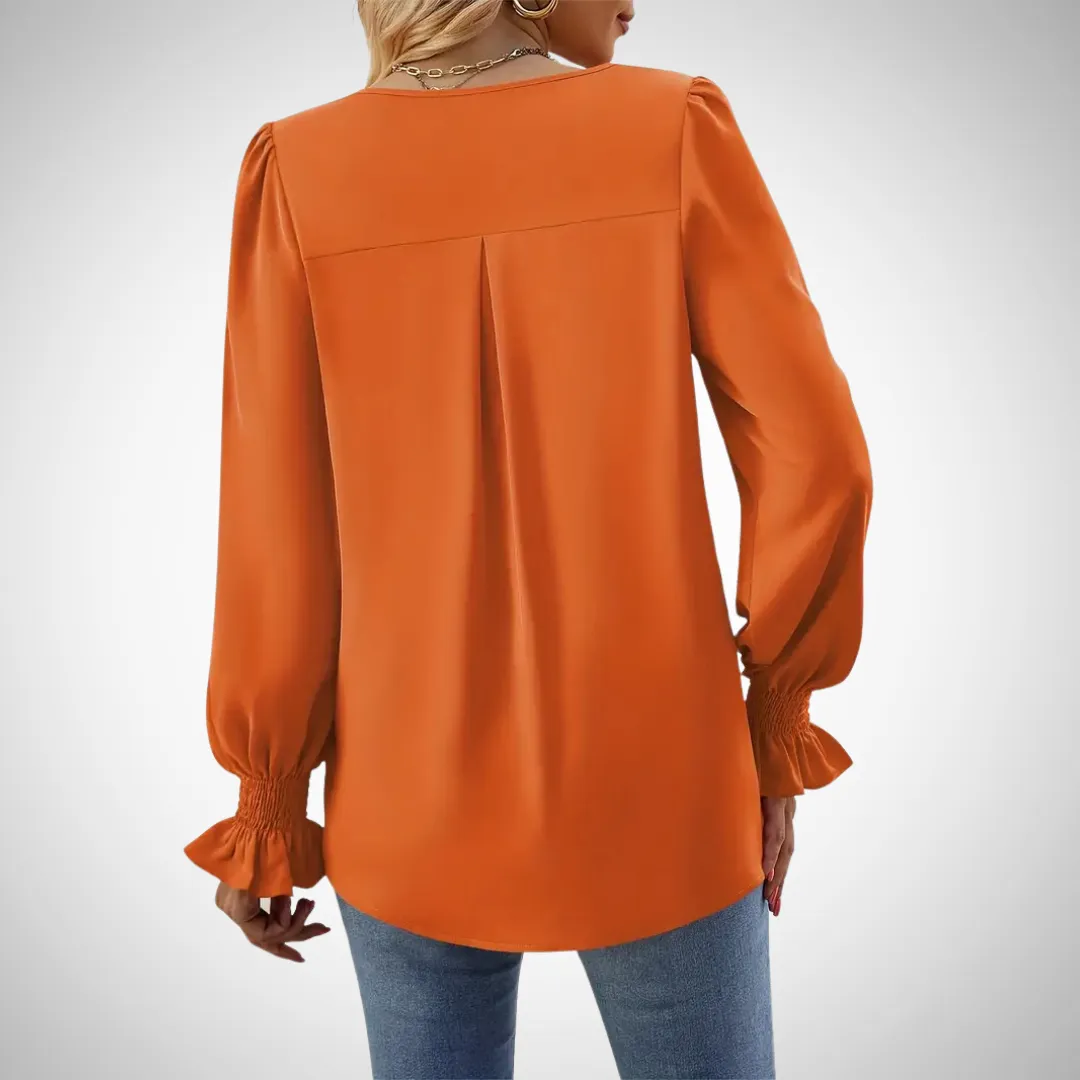 Anastasia Graceful V-Neck Blouse