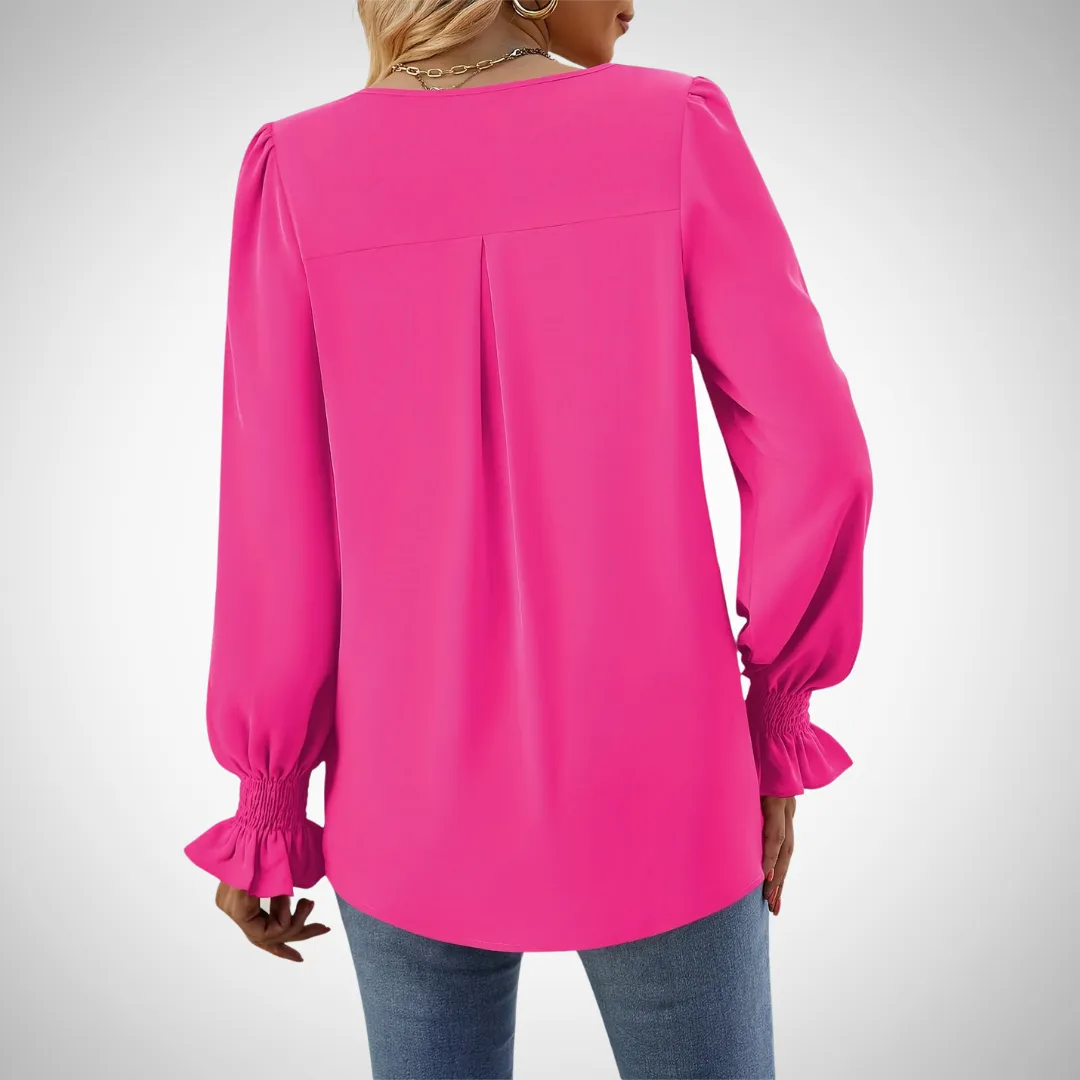 Anastasia Graceful V-Neck Blouse