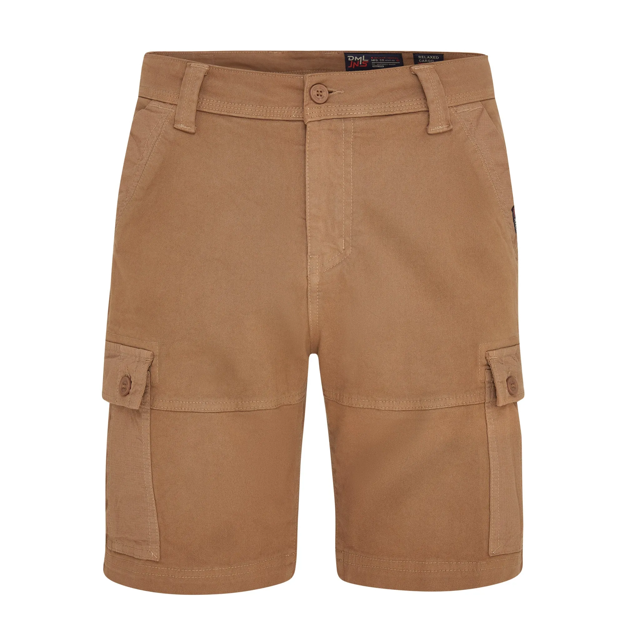 Apache contrast fabric cargo short Dark Tan