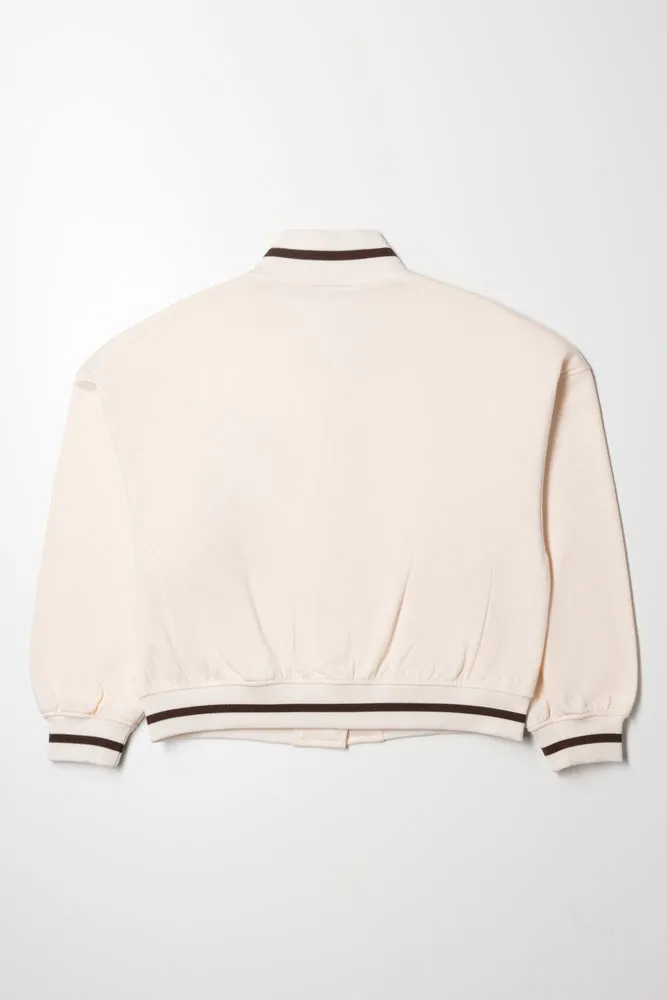 Baseball Jacket Peach