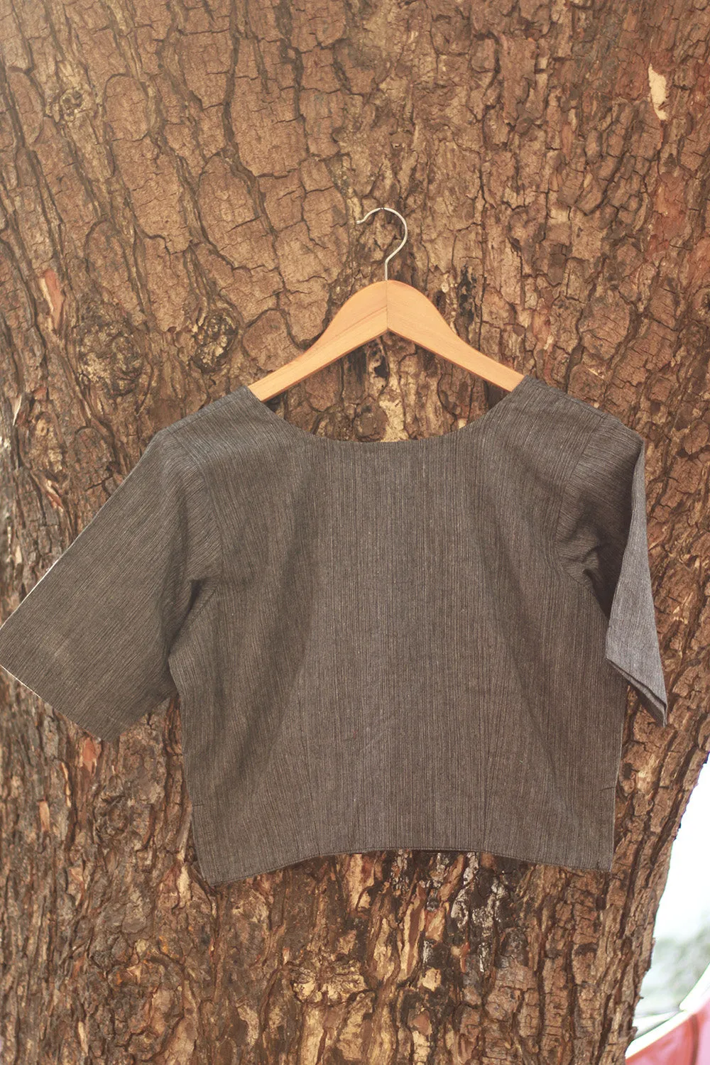 Blouse | Front Buttoned | Simply Grey