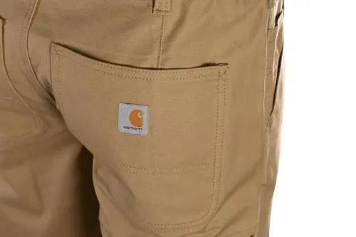 Carhartt Women's Chino Shorts Khaki Rugged Flex Rigby Relaxed Fit