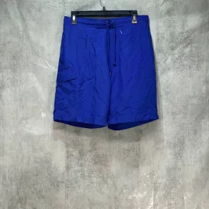 CLUB ROOM Blue Solid Quick Dry Board Shorts SZ S
