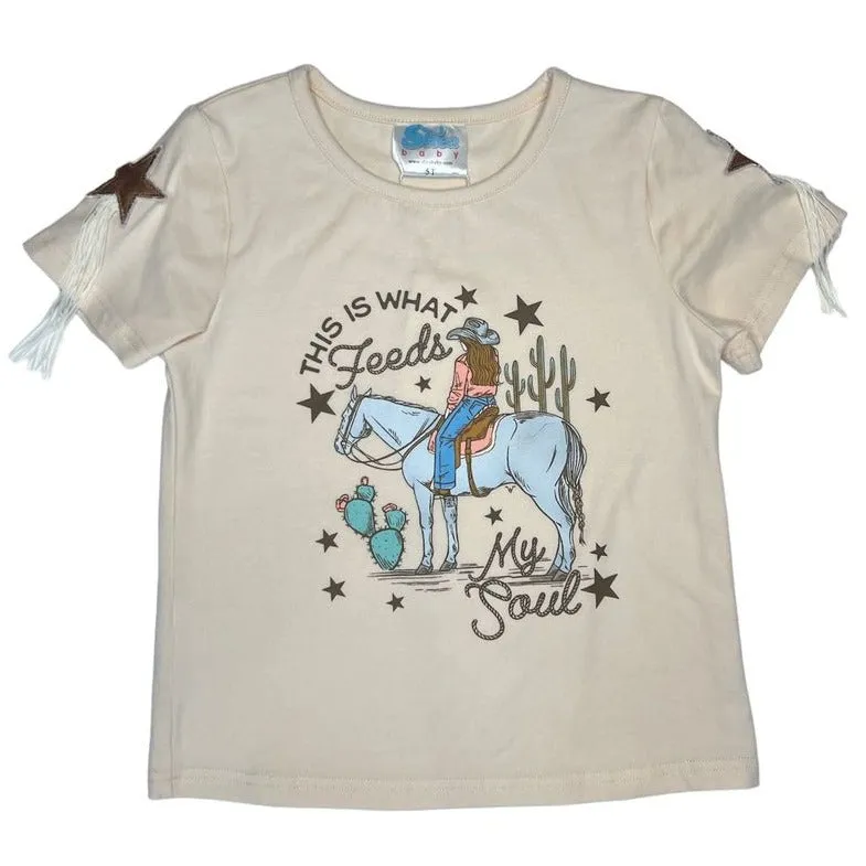 Cowgirl Soul Fringe Tee Baby (6-18M)