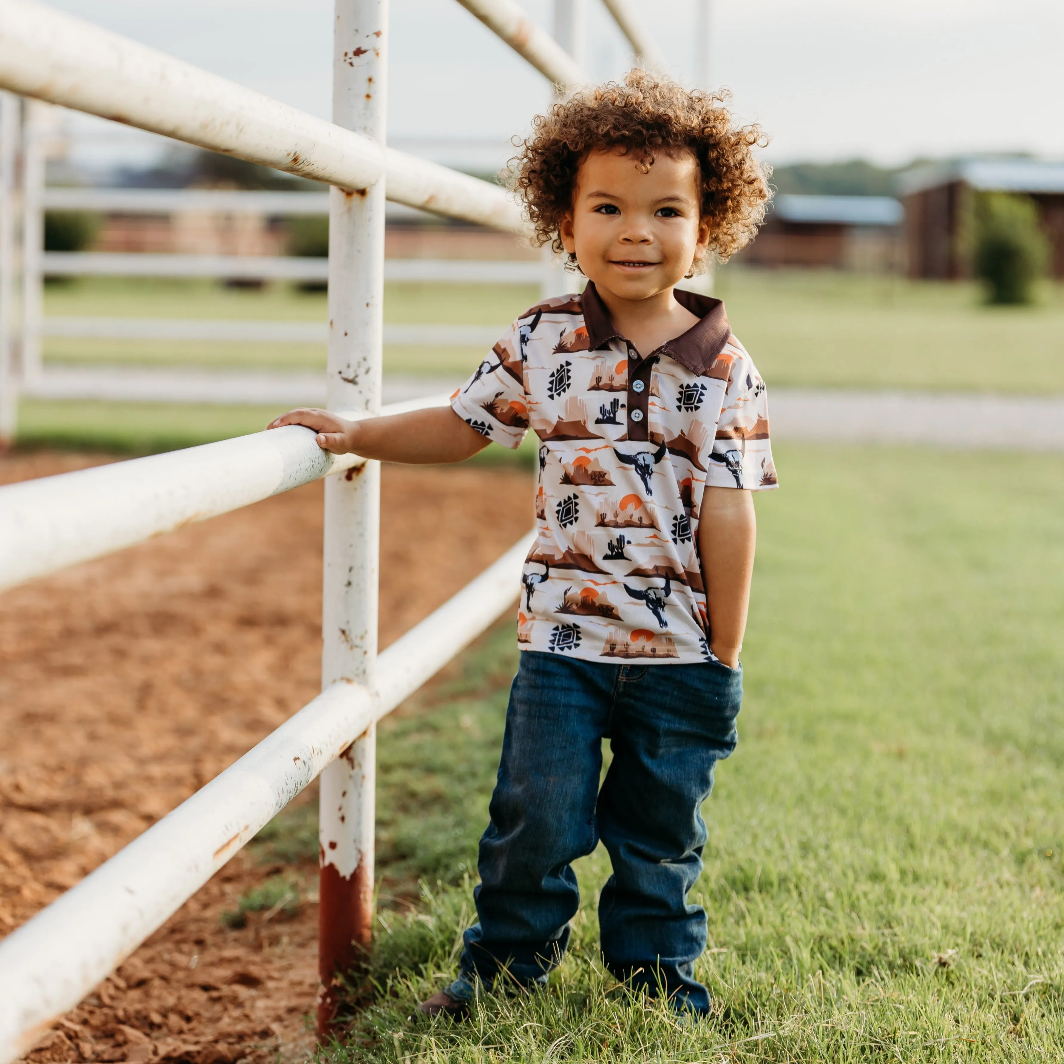 Desert Polo Shirt Kid (6-7)