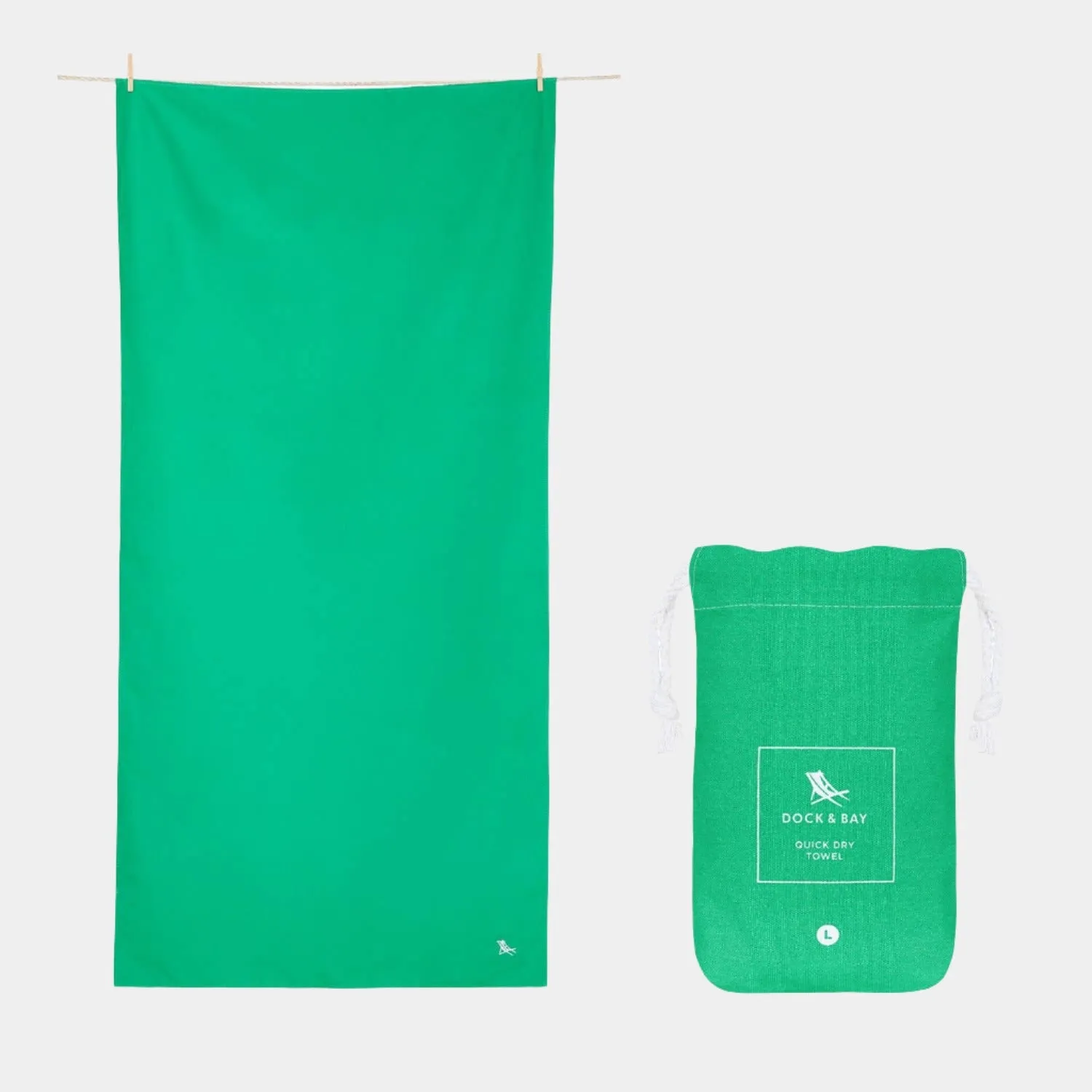 Dock & Bay USA microfiber quick dry towel- large