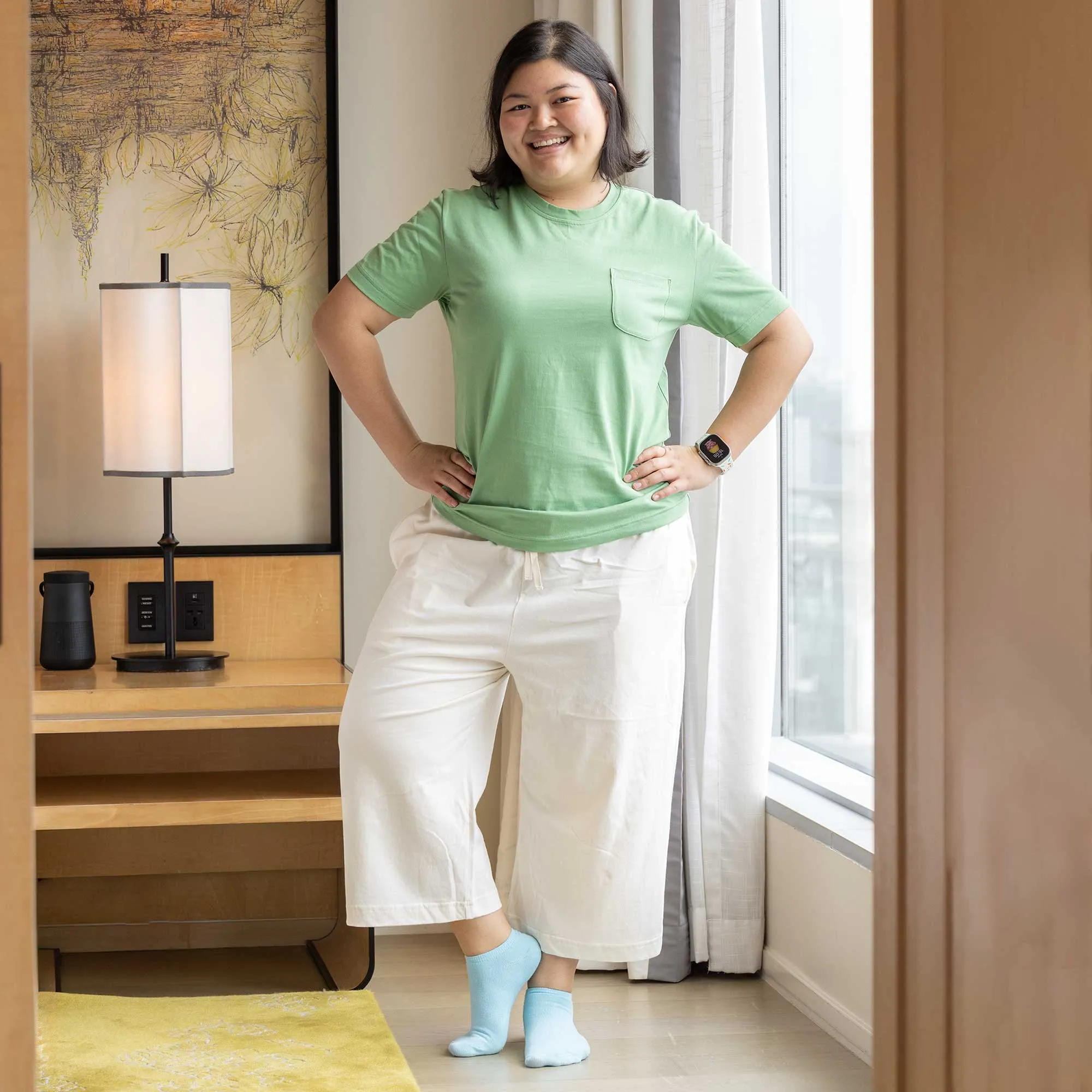 DREW Organic Cotton Long Shorts (Unisex) (Plastic-Free, Biodegradable)