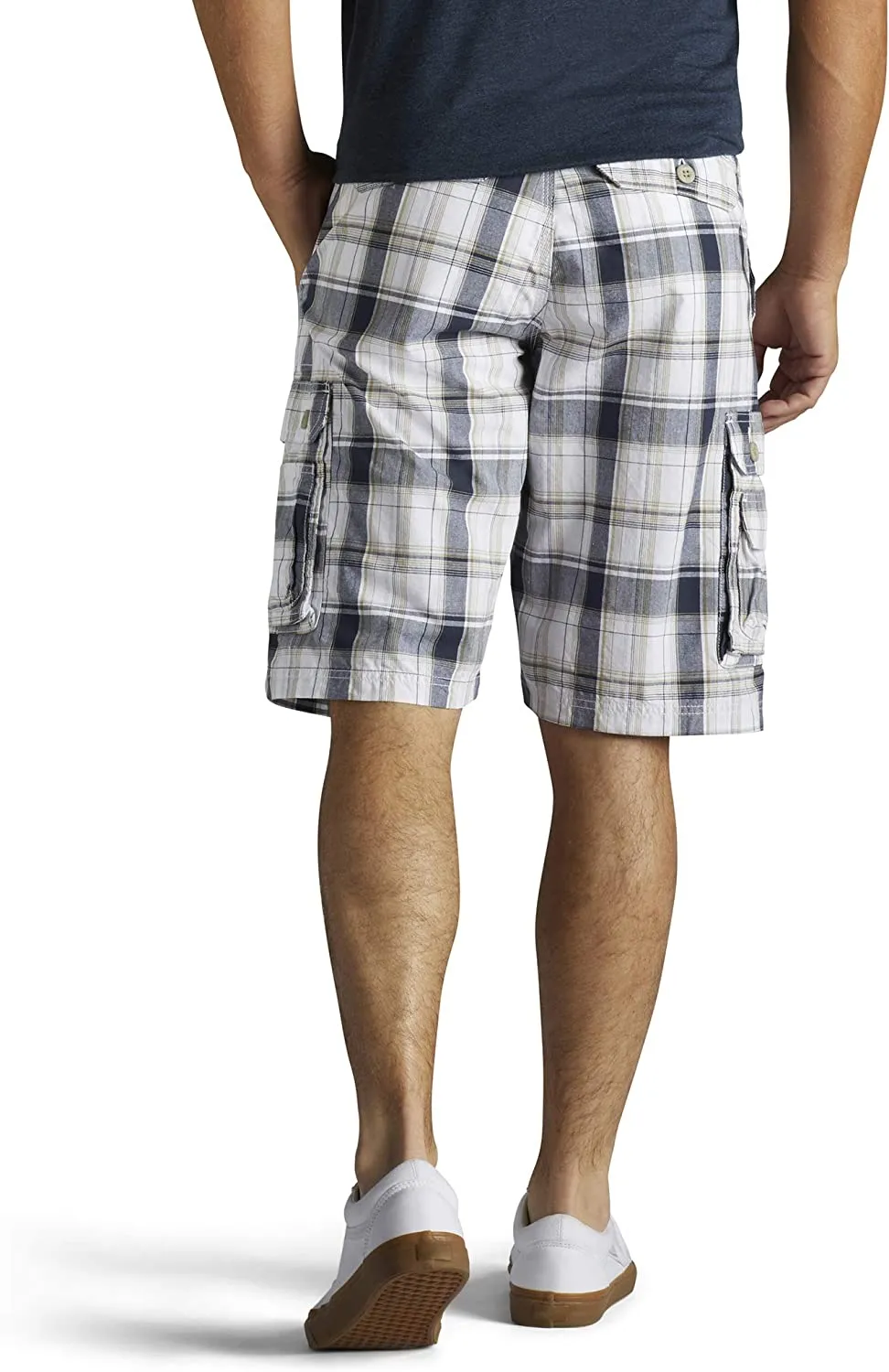 Durable Twill Belted Cargo Shorts