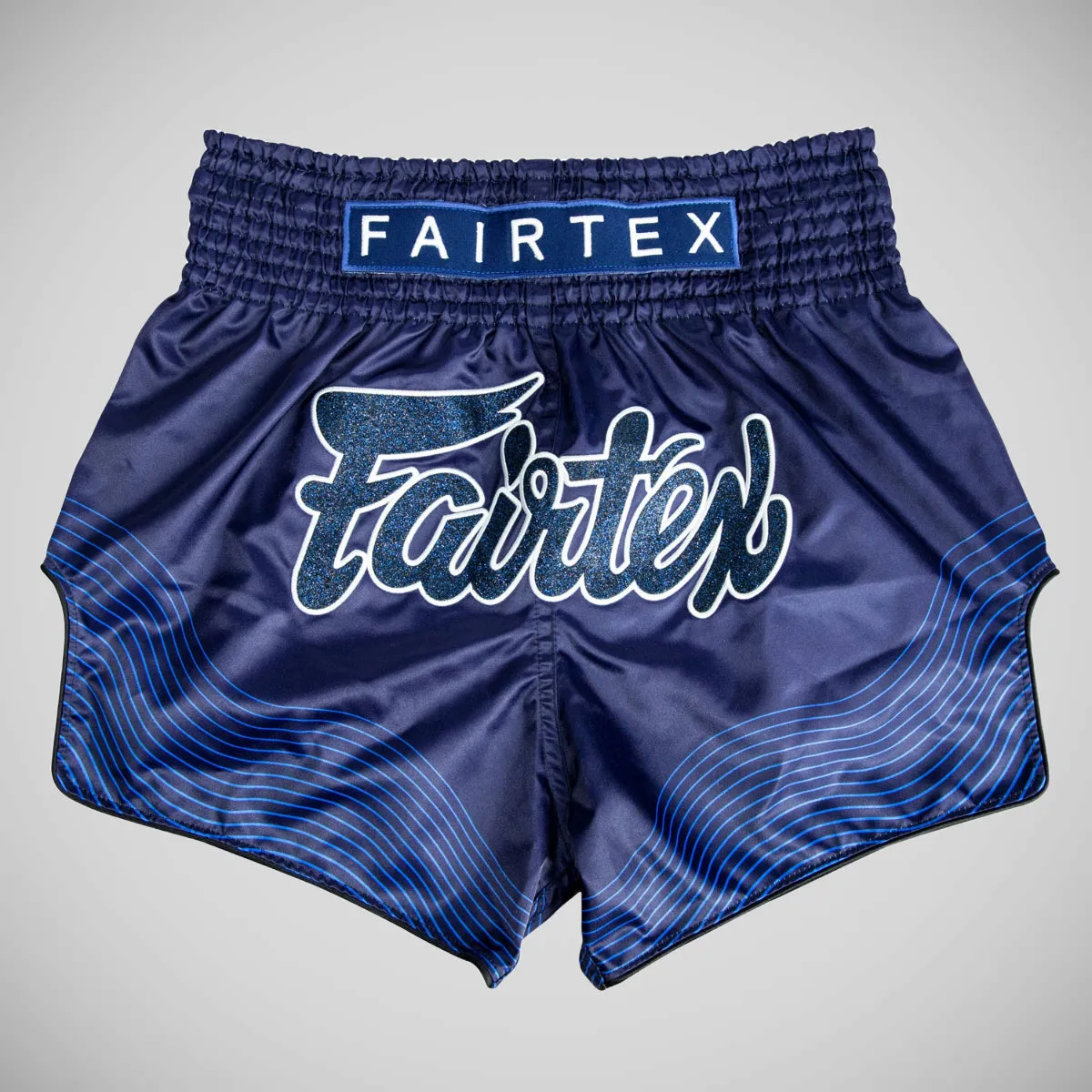 Fairtex BS1930 Blue Ocean Muay Thai Shorts Blue