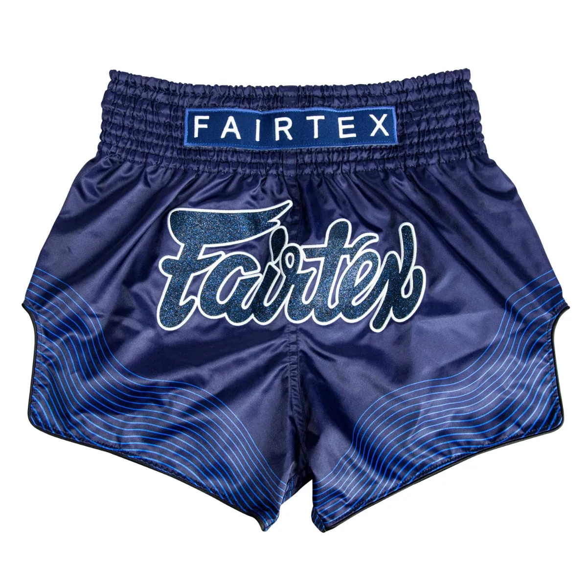 Fairtex BS1930 Blue Ocean Muay Thai Shorts Blue