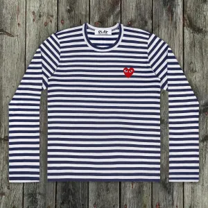 Fashion Striped Love Print Loose Trendy Sweatshirt