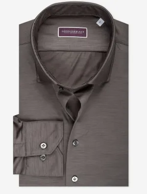 Fine Wool Shirt Brown