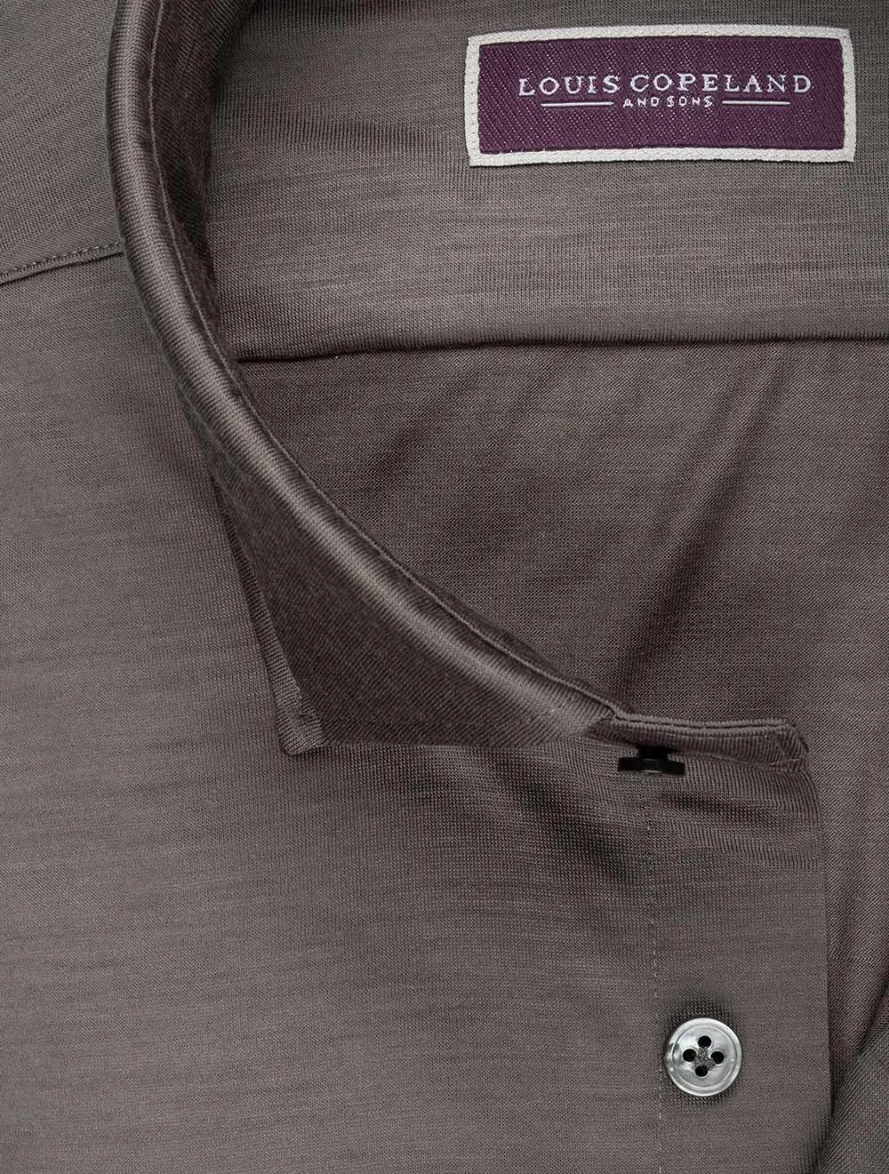 Fine Wool Shirt Brown