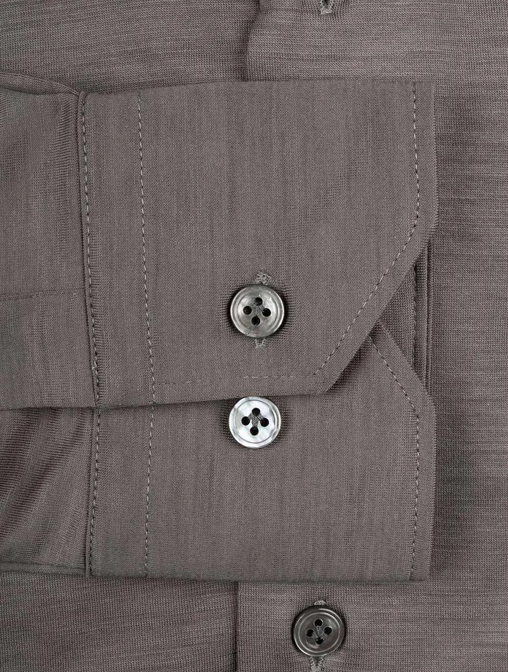 Fine Wool Shirt Brown
