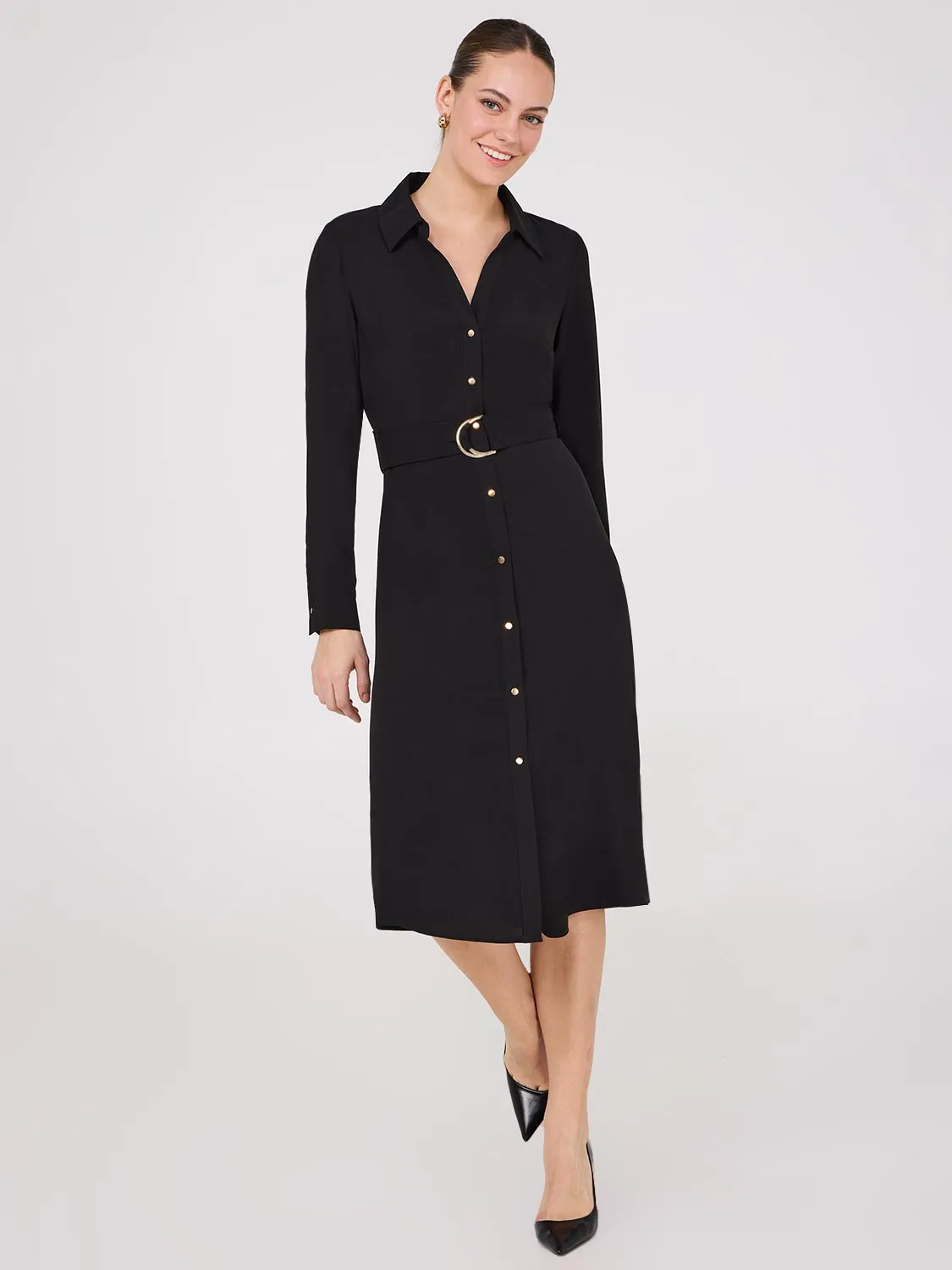 Flowy Shirt Dress