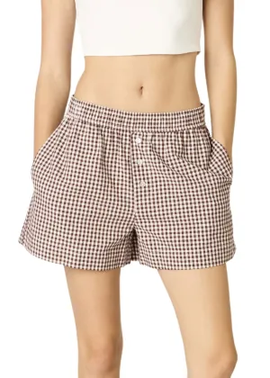 Gingham Boxer Short