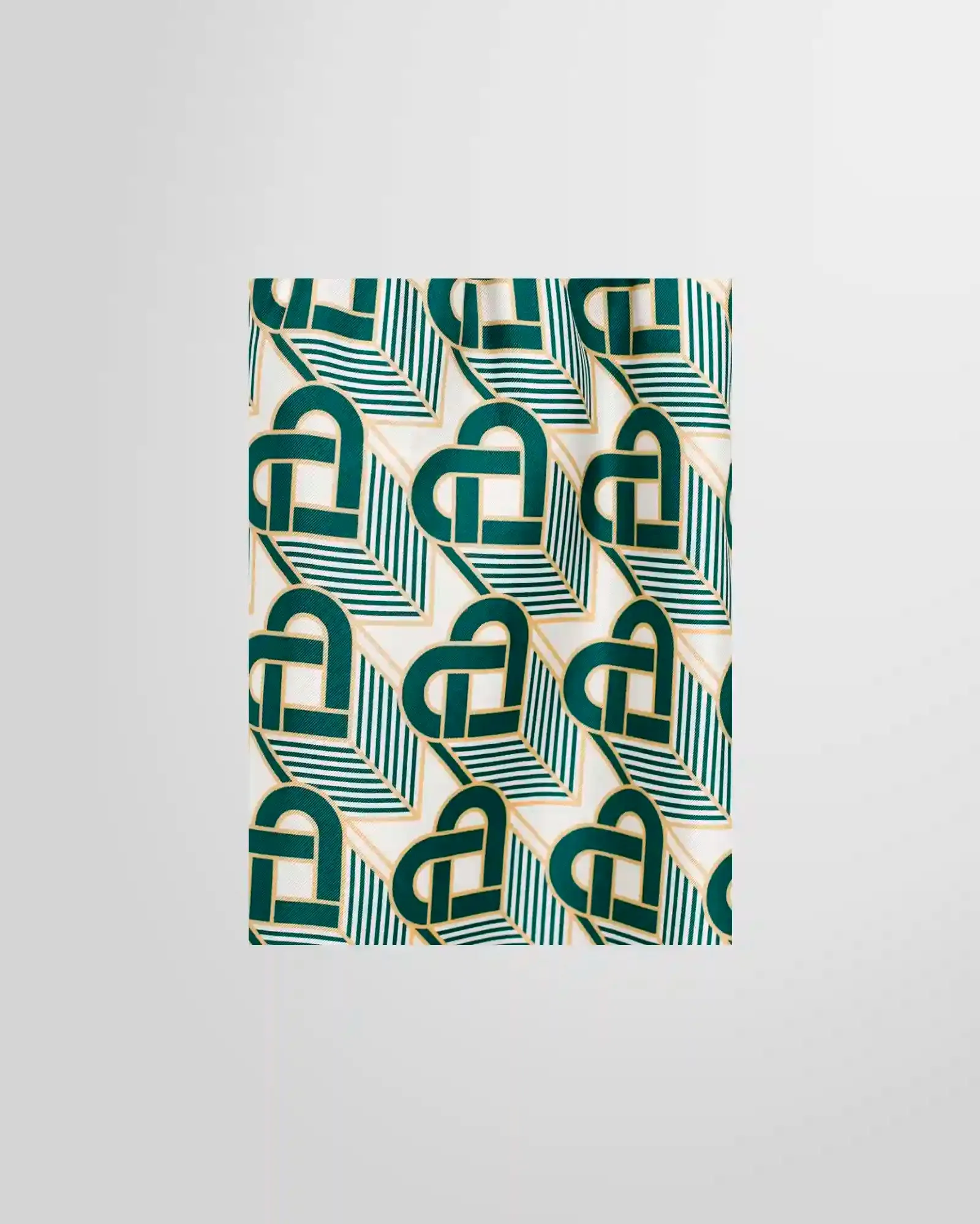 Heart Monogramme Silk Shorts