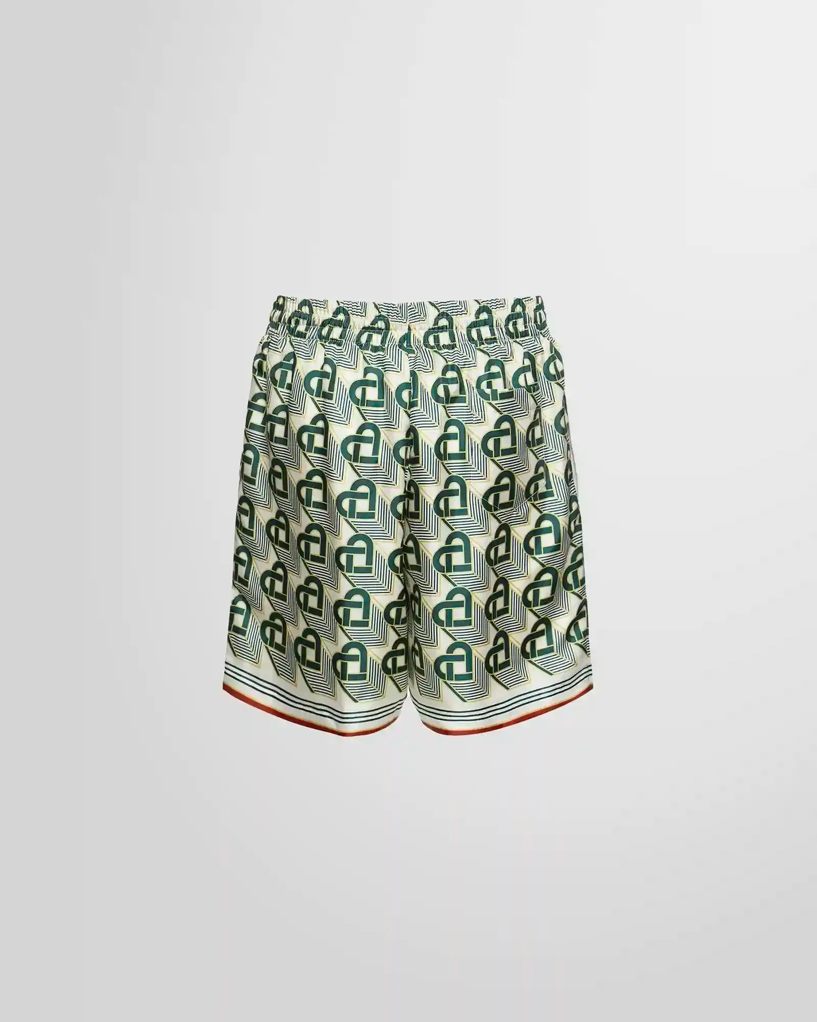 Heart Monogramme Silk Shorts