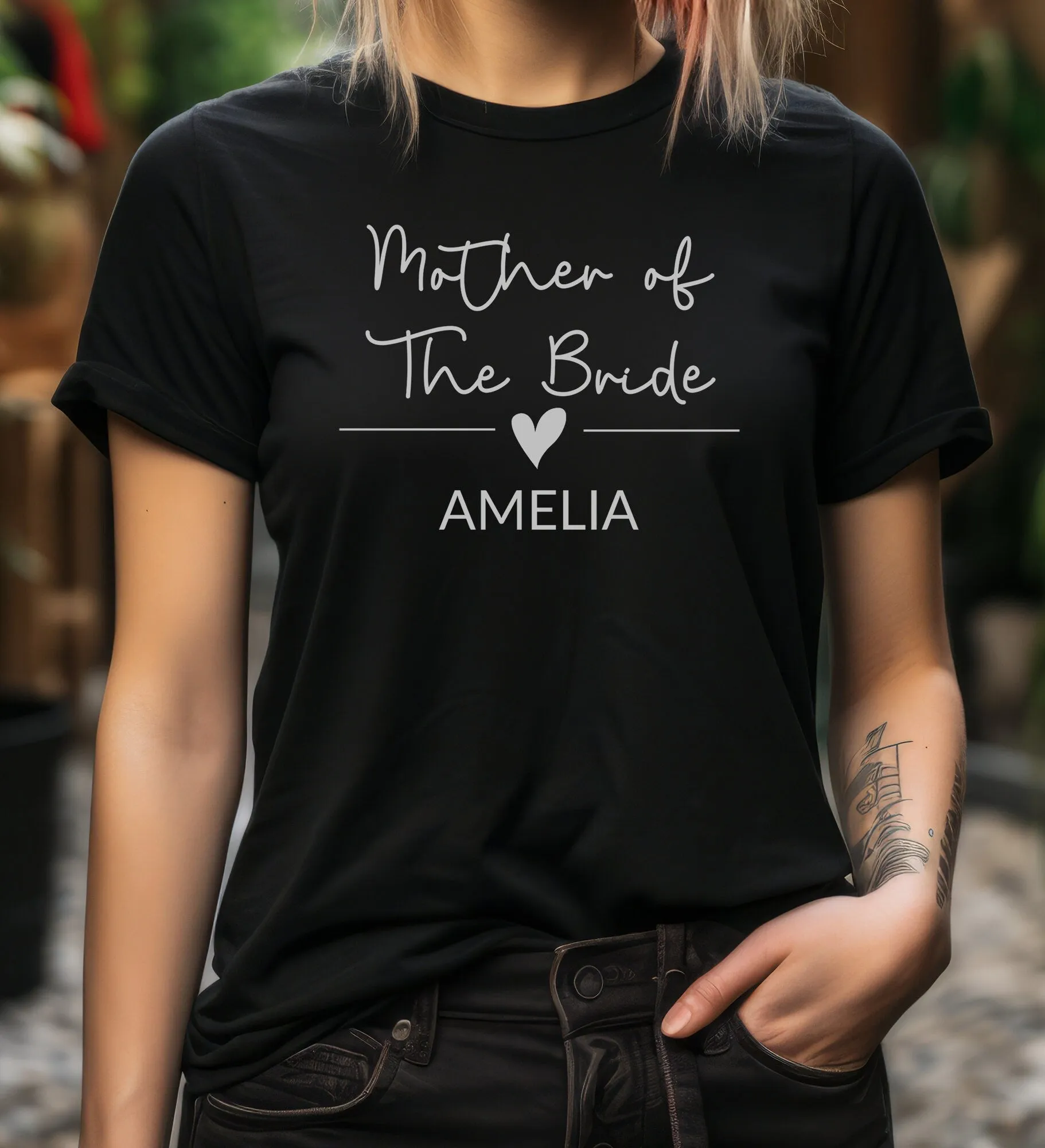 HEART THEME Personalised Hen Do T Shirts