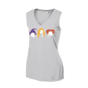 Hocus Pocus | Women’s Sleeveless Pickleball Shirt | 100% Polyester
