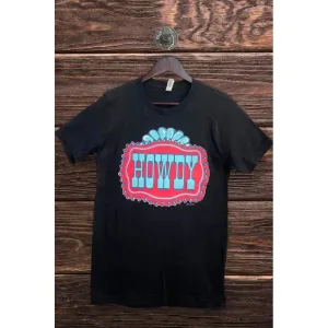 Howdy T-shirt Black