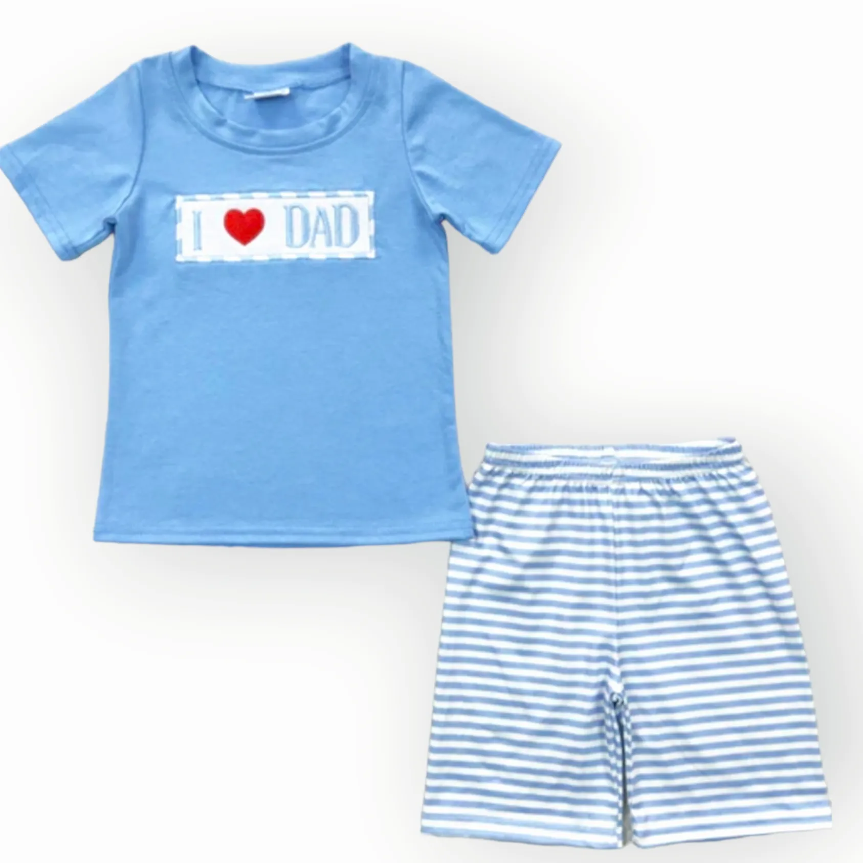 I  dad cotton short set