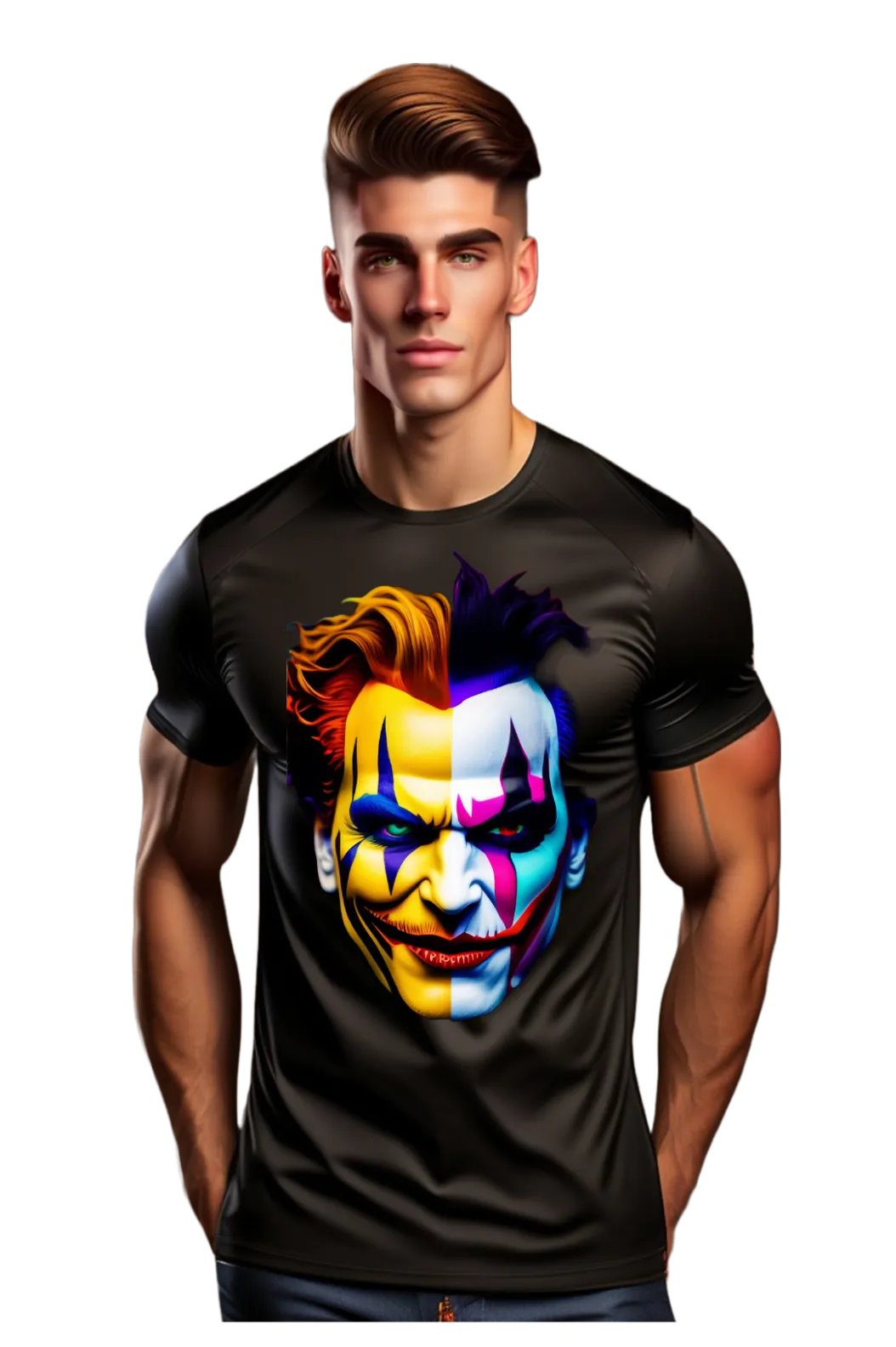 Joker Colorful AI T-Shirts | Grooveman Music