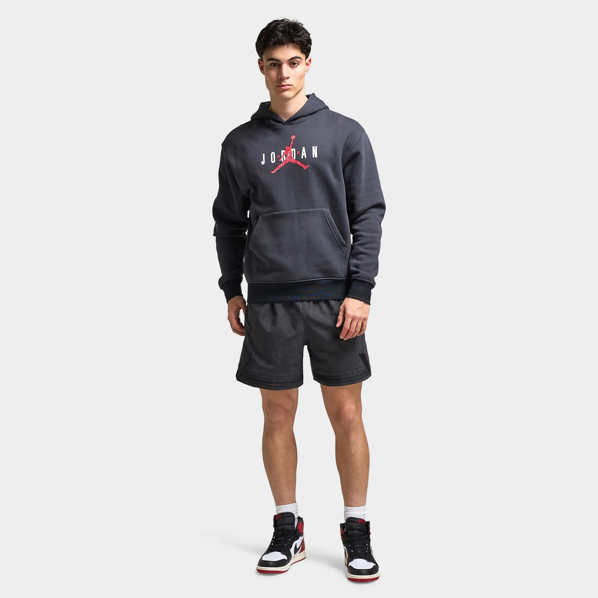 Jordan Dri-FIT Gel Reflective Diamond Shorts Off Noir / Gym Red