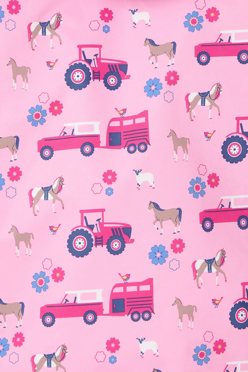 Lighthouse Olivia Girls Coat - Blush Pink Farm