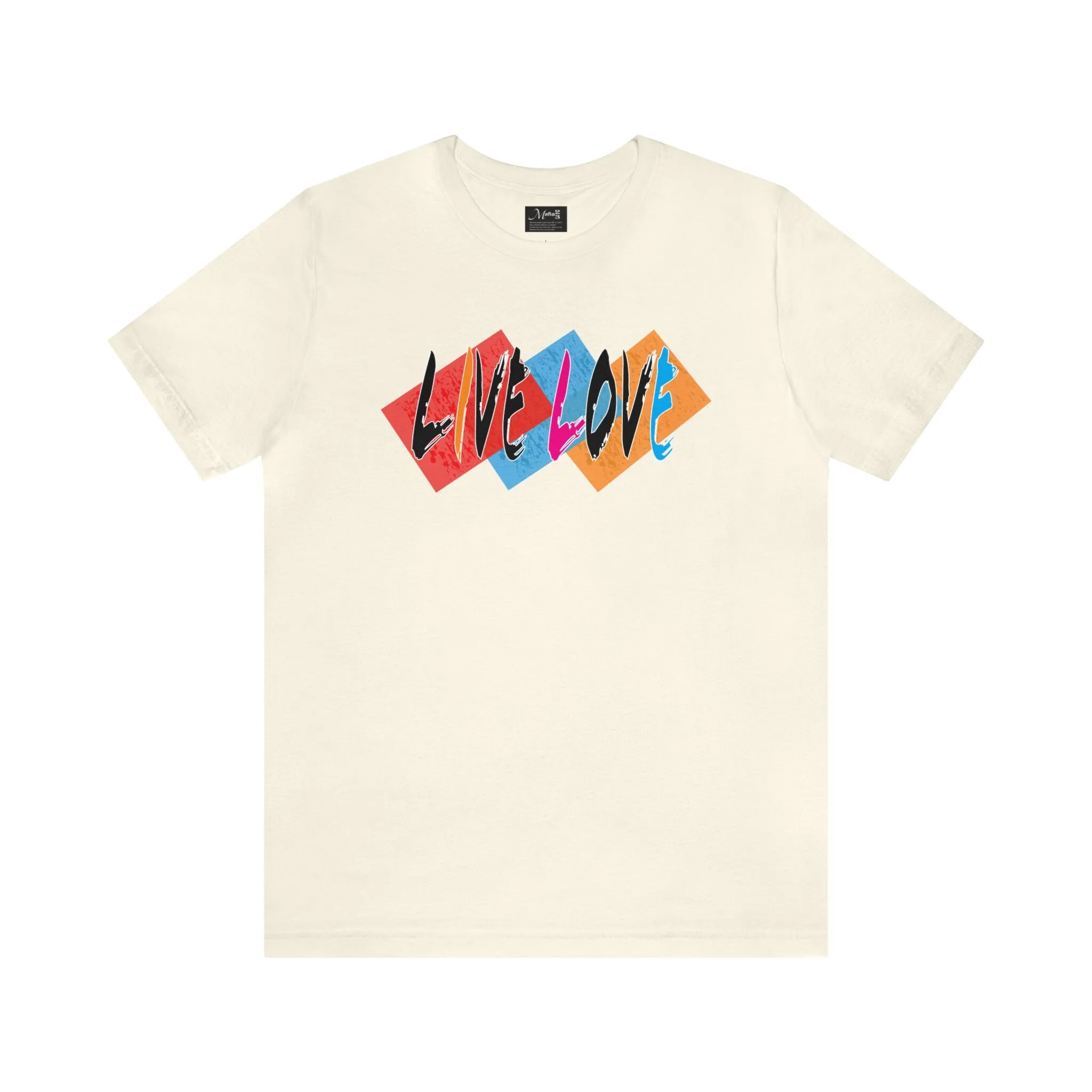Live Love t shirts | Motivational Positive Vibes | Trendy Peace-Loving Short Sleeve Loose fit T-shirt