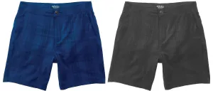 M-HPLD - Wholesale Men's Plaid Lightweight Hybrid Short