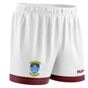 Mc Keever Westmeath GAA Home Shorts - Adult - White/Maroon