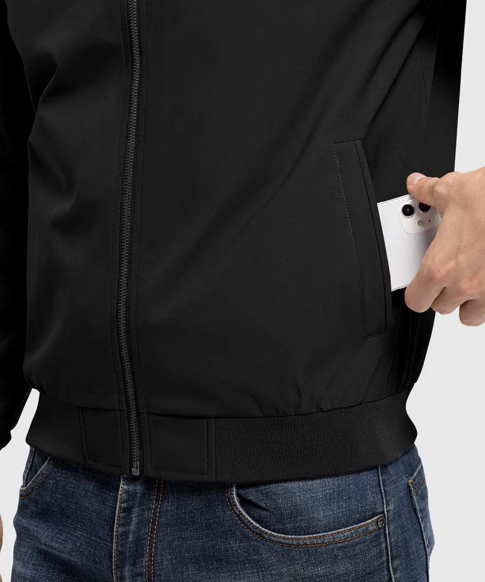 Men's Casual Lightweight Stand Collar Jacket