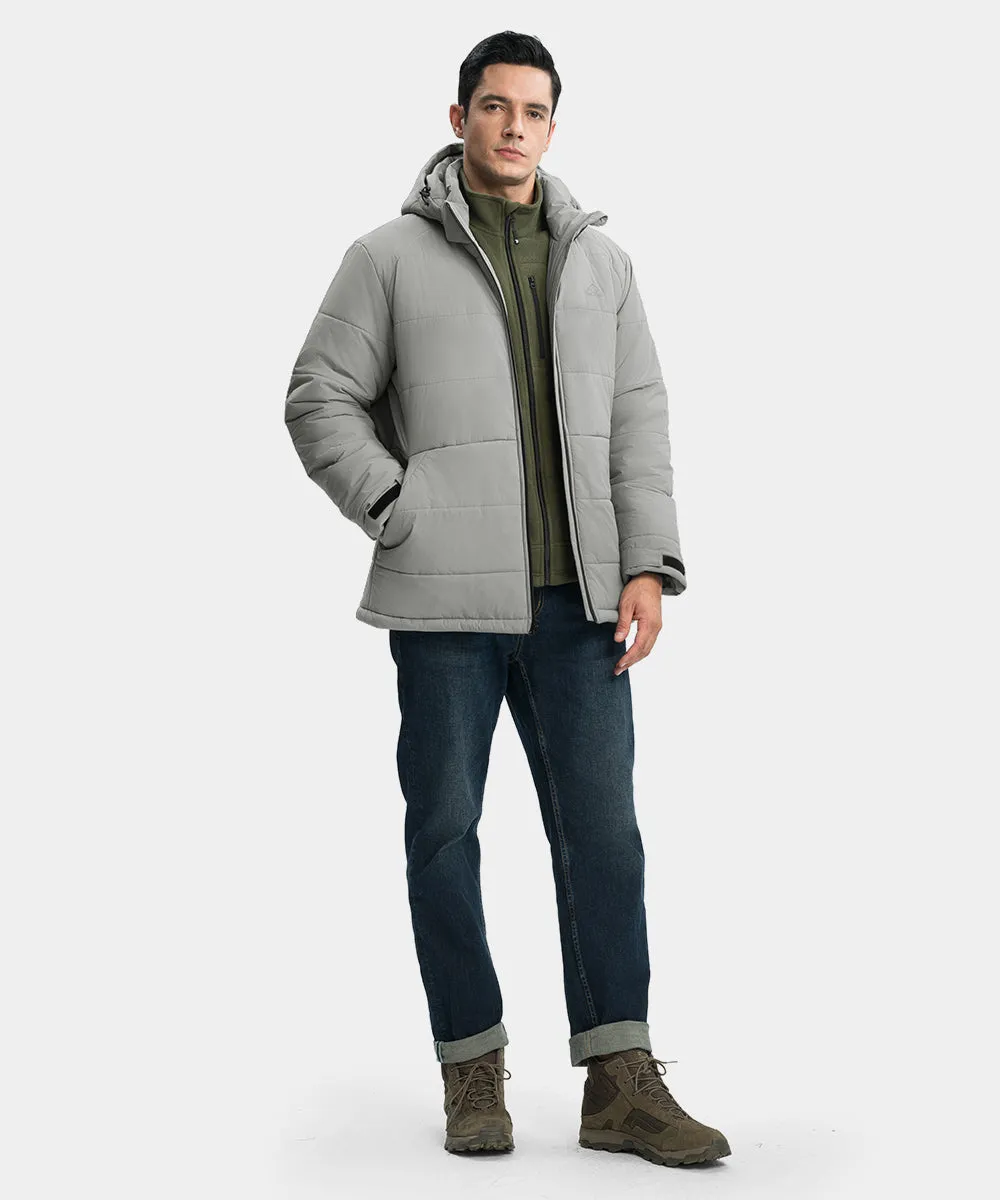 Men's Mid-length Wool Fleece Lining Jacket