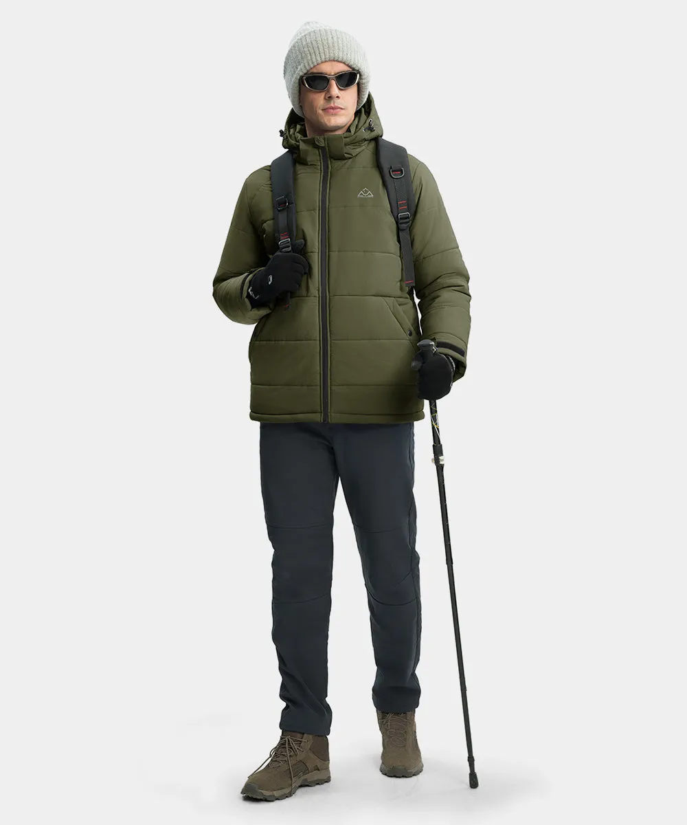 Men's Mid-length Wool Fleece Lining Jacket