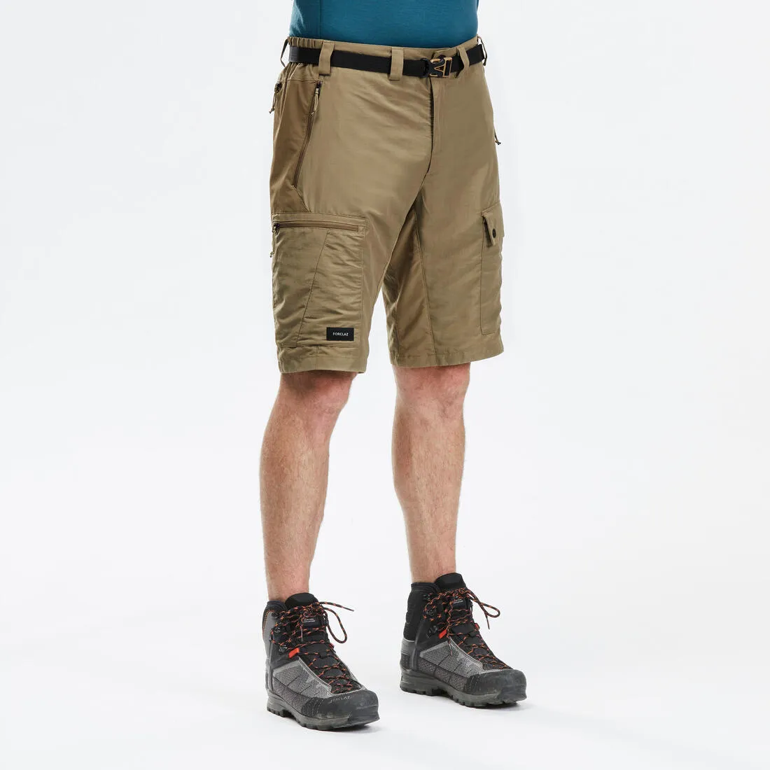 Men's Mountain Trekking Shorts Durable - MT500