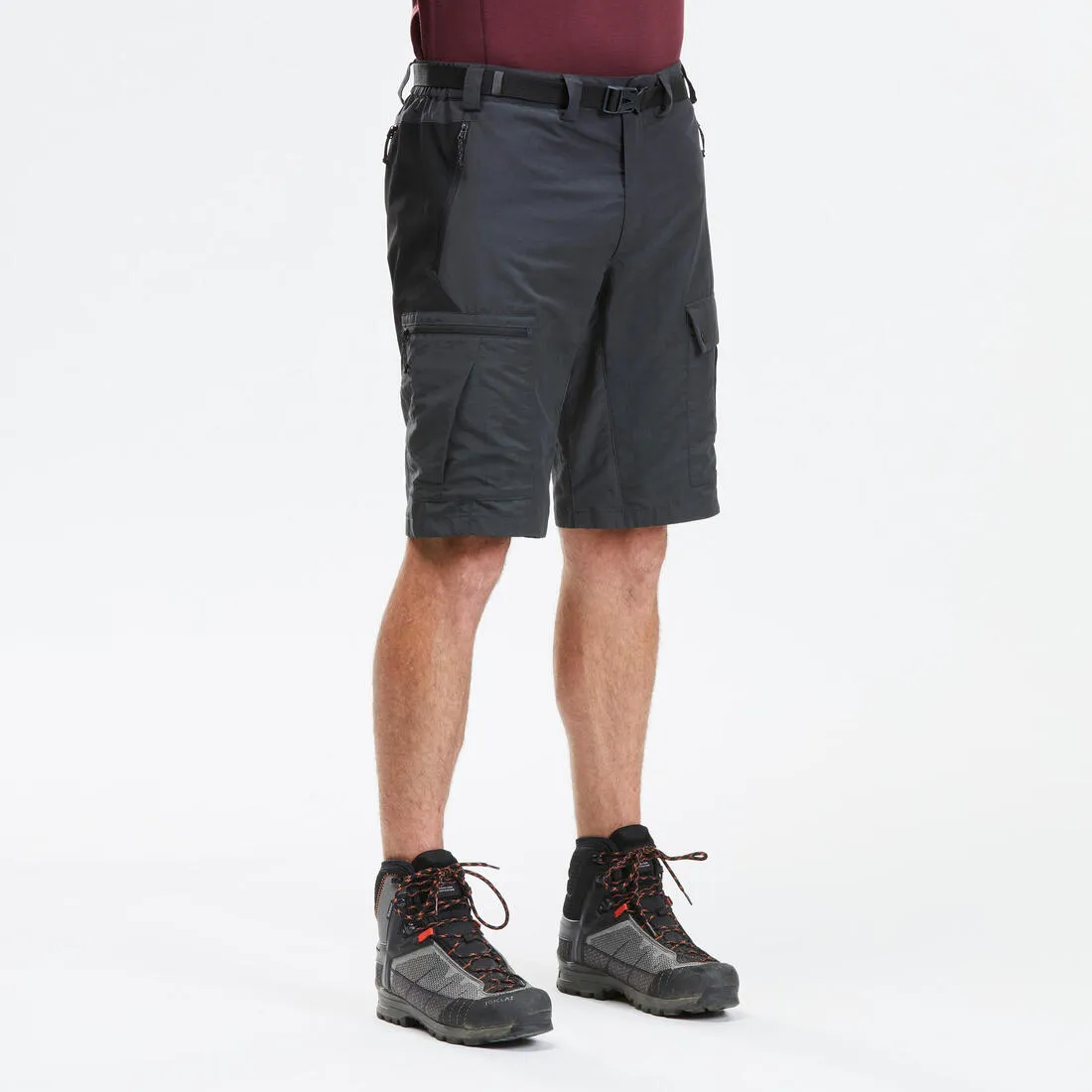 Men's Mountain Trekking Shorts Durable - MT500