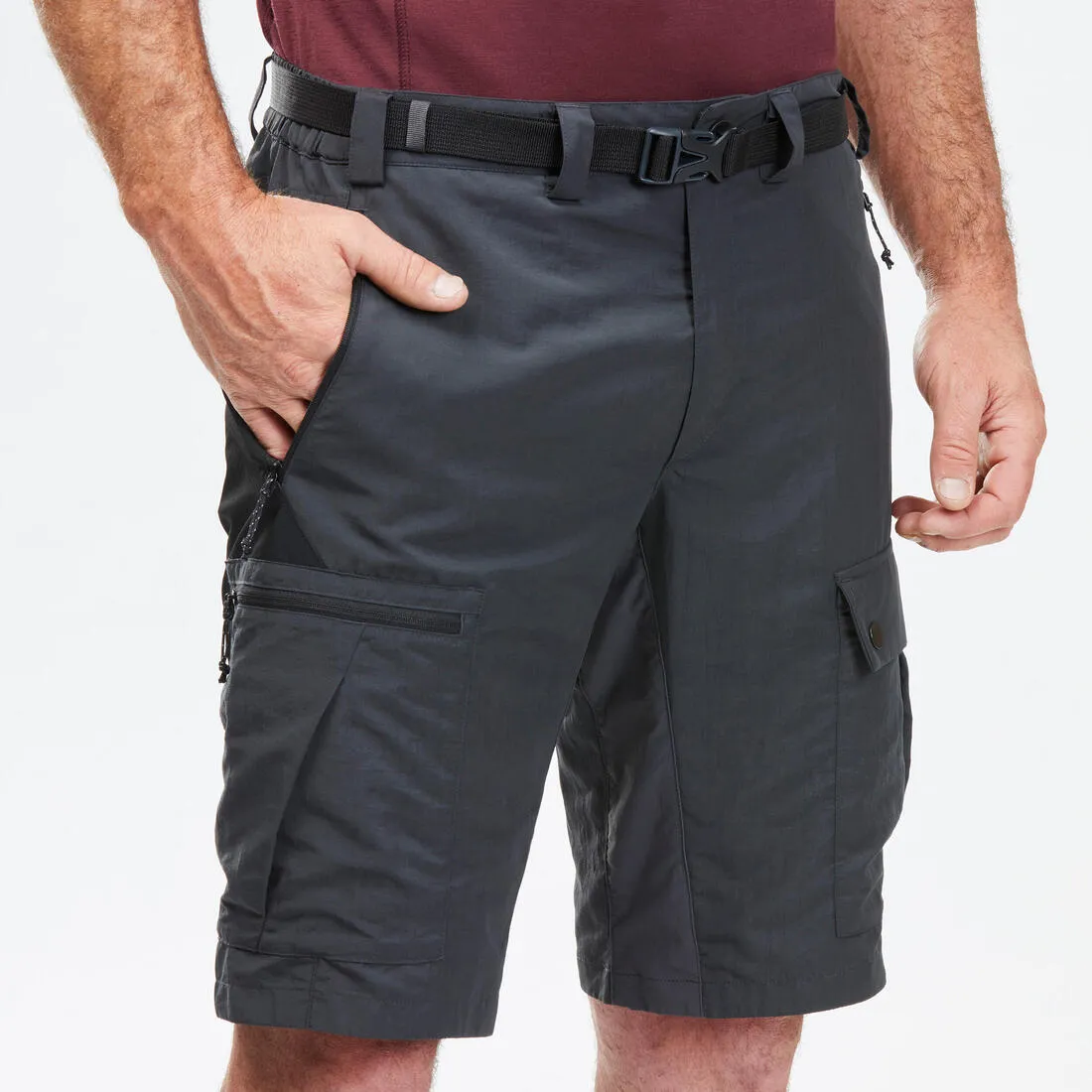 Men's Mountain Trekking Shorts Durable - MT500