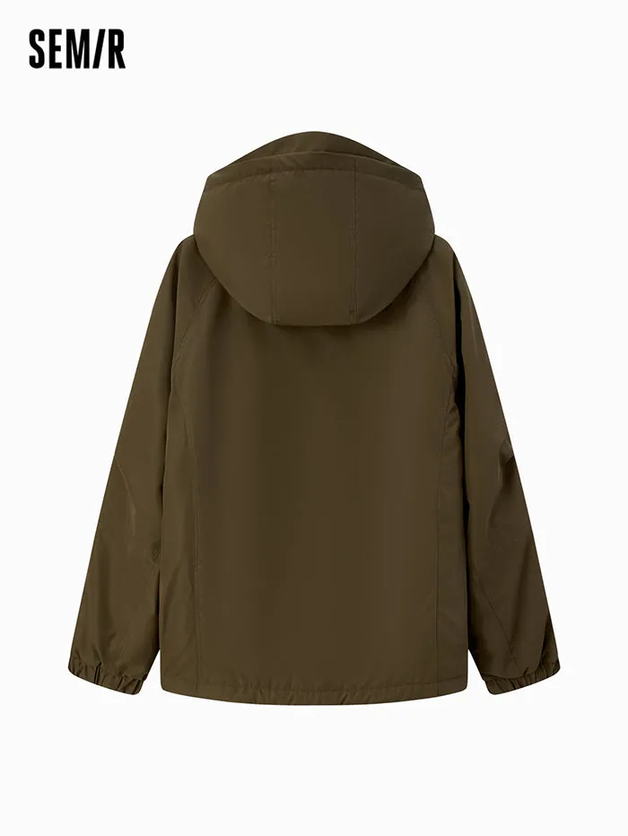 Men's Solid Colored Winter Coat