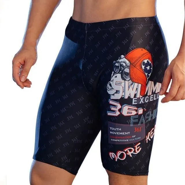 Men's Swimwear Tight Swim Trunks Plus Size Quick Dry Swimming Shorts