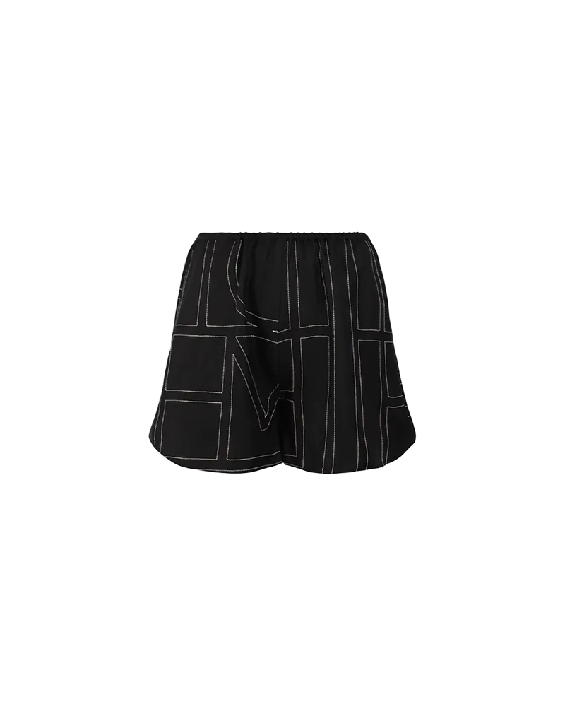 Monogram Silk PJ Shorts