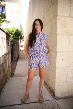 Moreno Dinna Shorts Ethnic Lavender