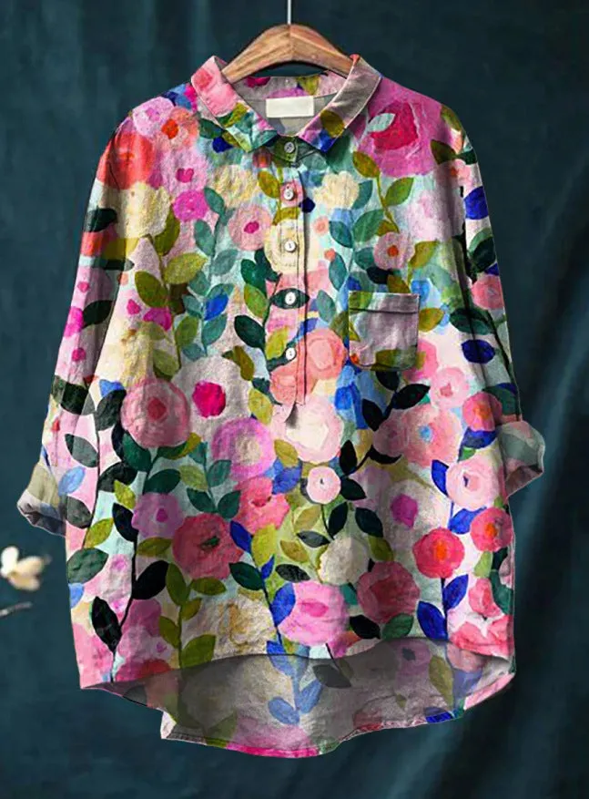 Nicole™ Casual Floral Blouse