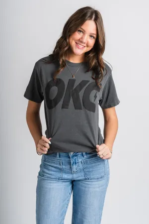 OKC bolt puff t-shirt black