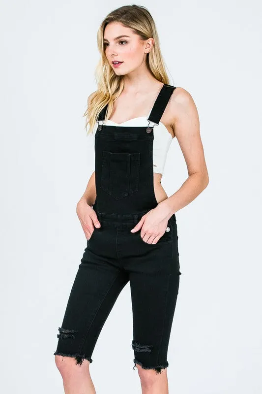 Overall Bermuda shorts