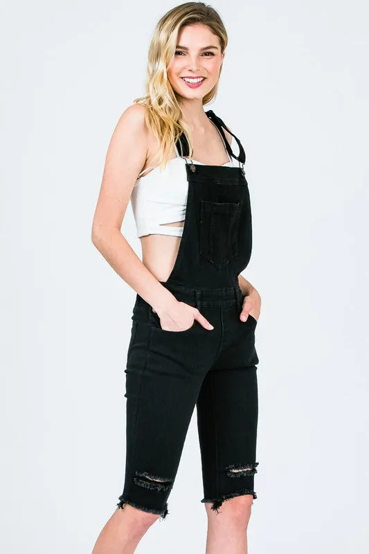 Overall Bermuda shorts