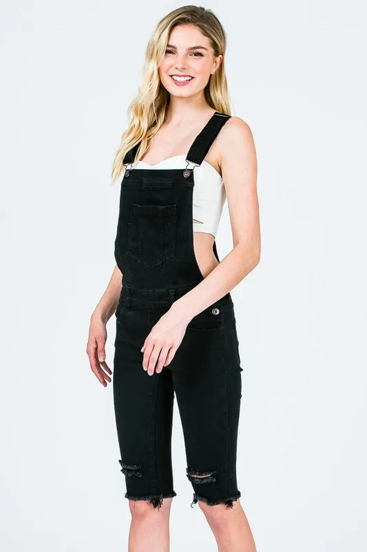 Overall Bermuda shorts